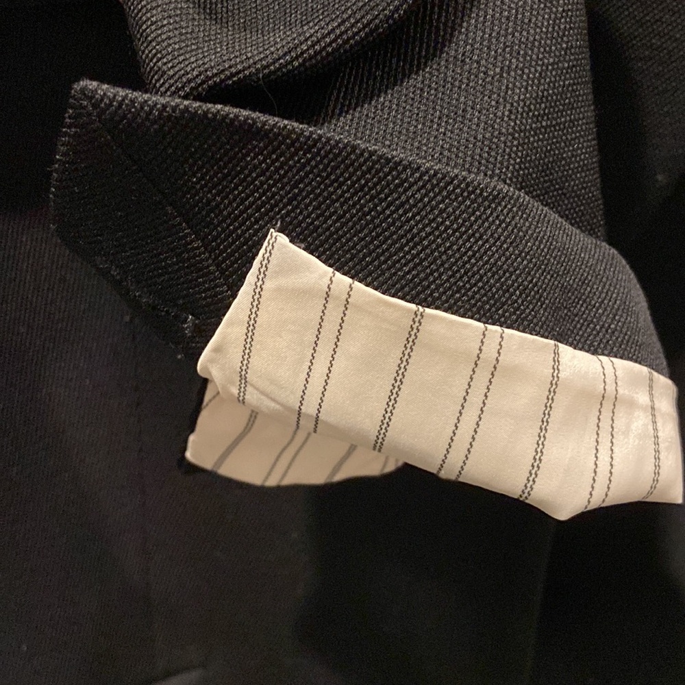 Theory Wool Blend Two Button Ventless Ruched Slee… - image 7